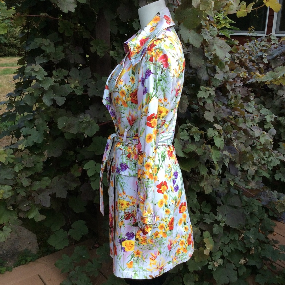 💥Sale! Alberto Makali wildflower trench - Picture 6 of 8